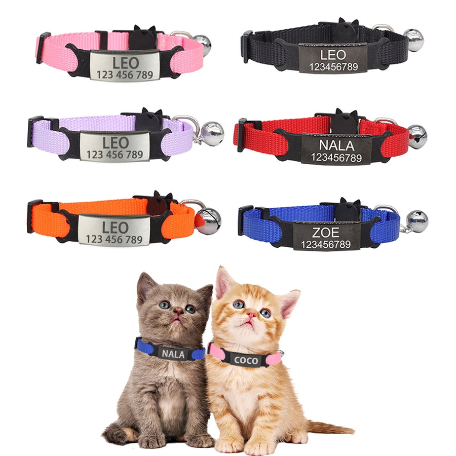 Personalized ID Free Engraving Cat