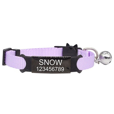 Personalized ID Free Engraving Cat