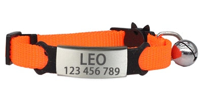 Personalized ID Free Engraving Cat