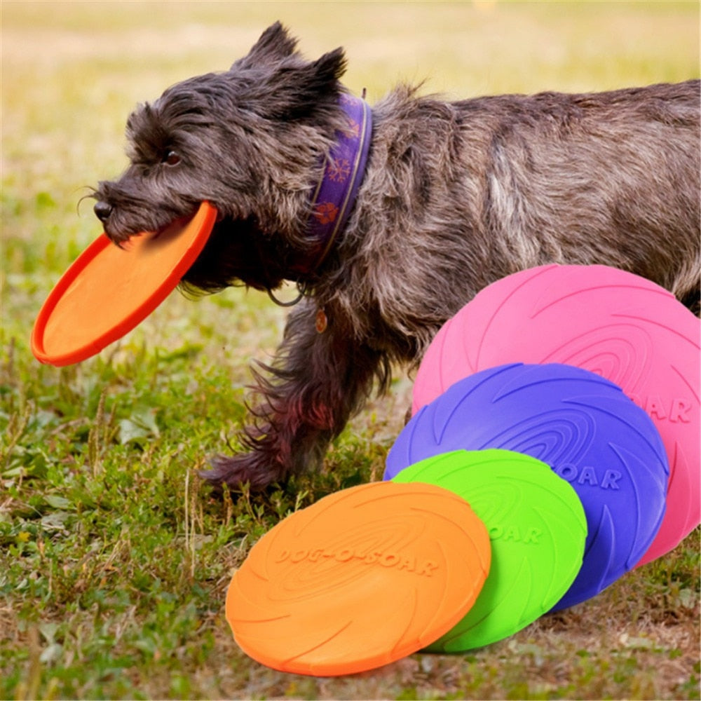 1pcs  Silicone Flying Saucer Dog