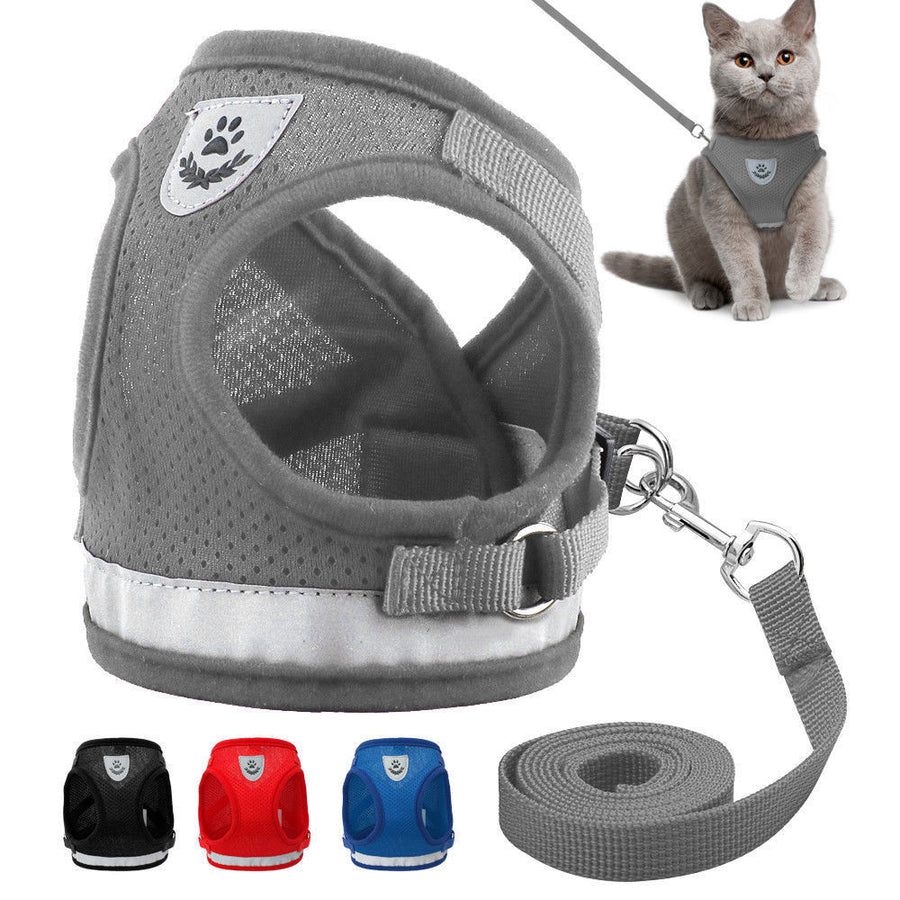Cat Walking Jacket Leash Pets