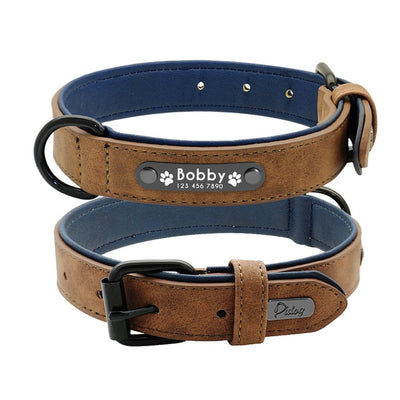 Collars 2 Layer Leather Dog Leash