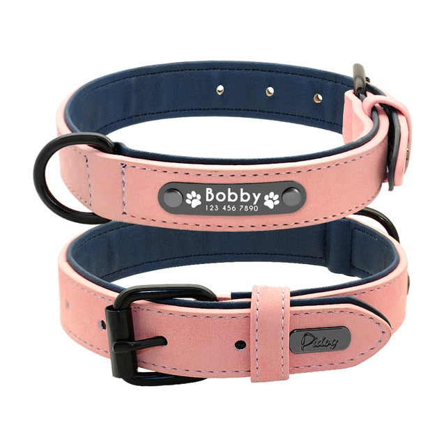 Collars 2 Layer Leather Dog Leash