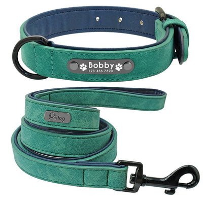 Collars 2 Layer Leather Dog Leash
