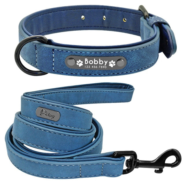 Collars 2 Layer Leather Dog Leash