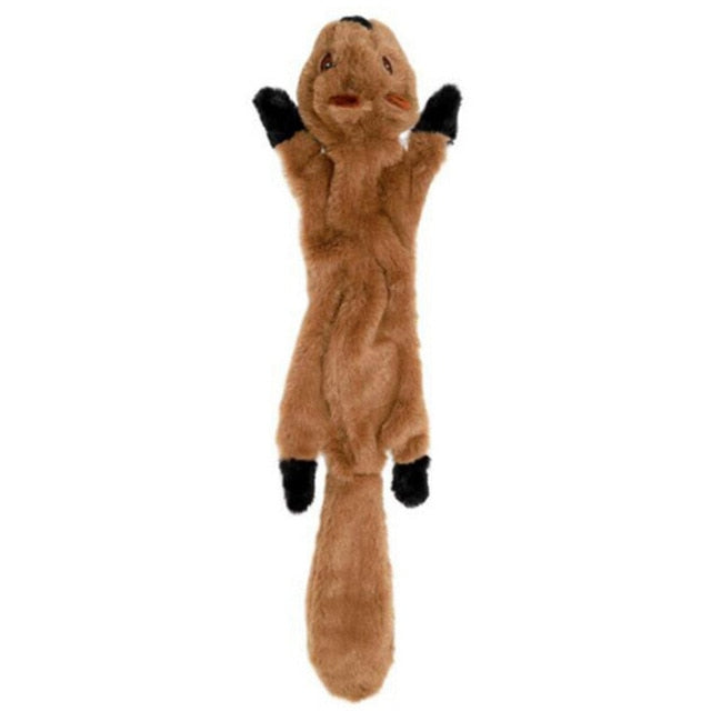 Chew Squeaky Whistling  Squirrel Dog toy