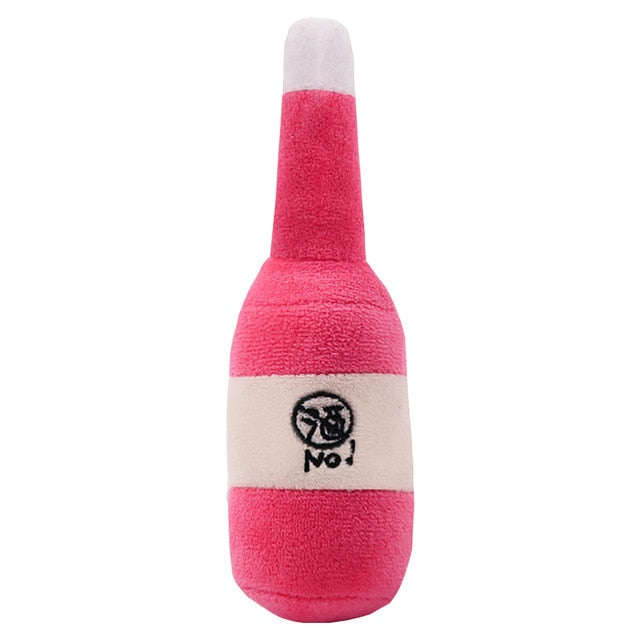 1pc Plush Squeaky Bone Dog Toy