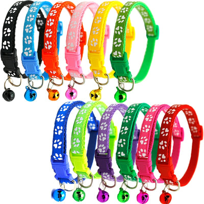 Bell Adjustable Buckle Collar Cat