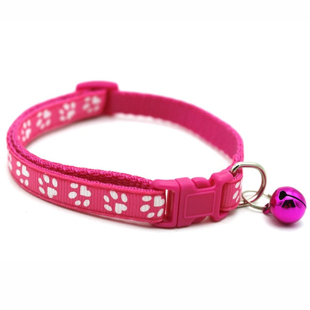Bell Adjustable Buckle Collar Cat