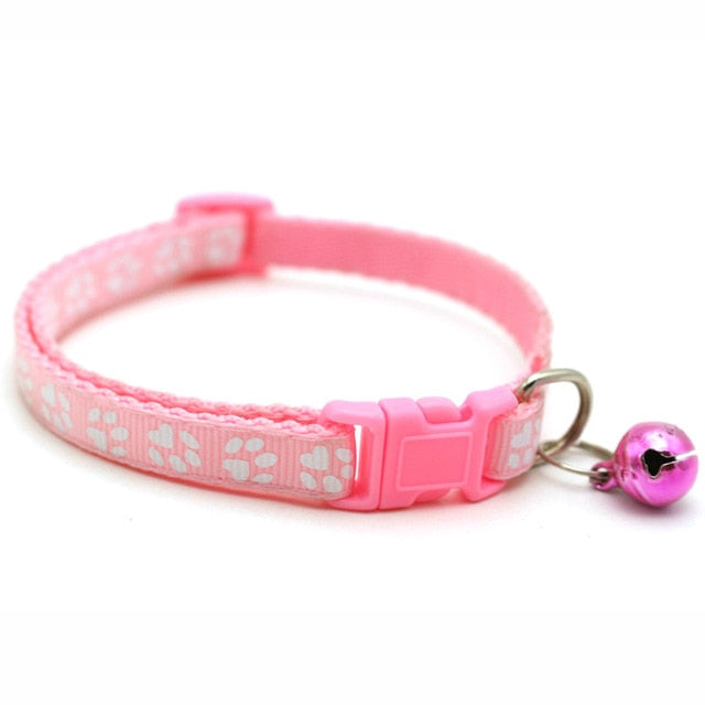 Bell Adjustable Buckle Collar Cat