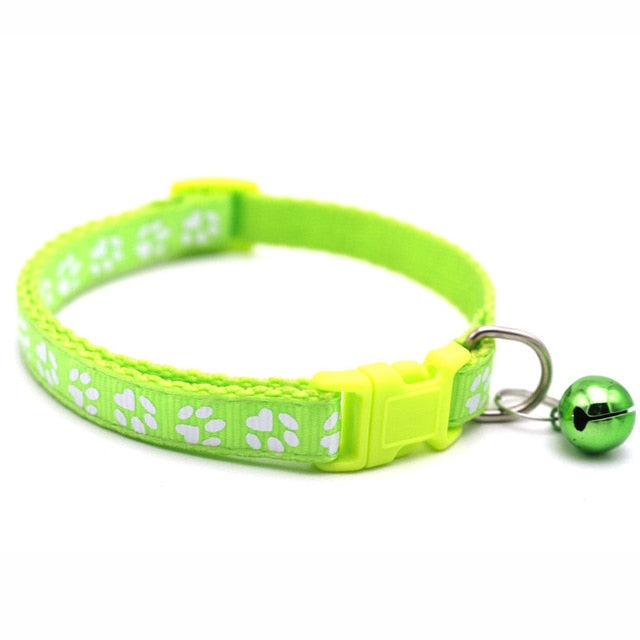 Bell Adjustable Buckle Collar Cat