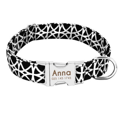 Personalized Nylon Dogs Collar