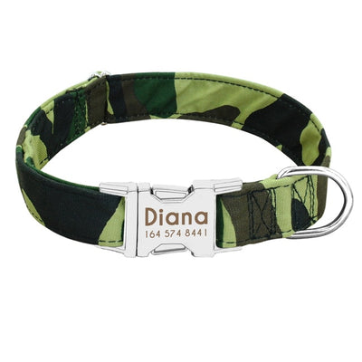Personalized Nylon Dogs Collar