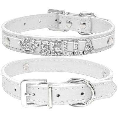 Personalized Rhinestone Cat Collar