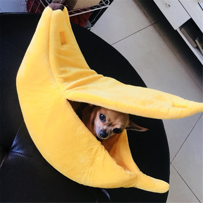 Banana Shape Pet Cat Bed