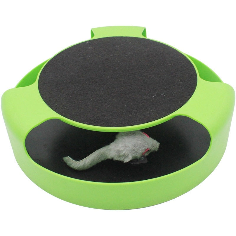 Running Mice and Scratching Pad Toy
